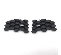 For Skoda For Octavia VRS MK2 2009-2013 Front Bumper Fog Light Cover Lower Middle Mesh Ventilation Grille 1Z0807368C car grill mesh(2,Pair)