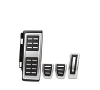 For Skoda For Rapid For Octavia 5E 5F A7 2012 2013 2014 2015 2016 2017 2018 LHD Car Clutch Brake Footrest Pedal Brake Clutch Pedal Pad Cover(4 pieces MT With Rest)