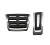 For Skoda For Rapid For Superb For Karoq For Kodiaq For KAMIQ For Combi For SCALA For Octavia 2017-2021 LHD Car Gas Brake Pedals Cover(2Pcs AT Without Rest)
