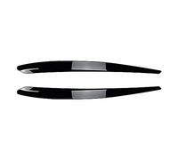 For Skoda For Superb B8 2015-2019 Gloss Black Abs Car Front Headlights Eyebrow Eyelids Trim Lamp Cover Sticker Body Kits Tuning