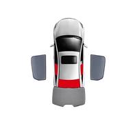 For Skoda For Yeti 5L 2009-2017 Magnetic Car Sunshade Front Windshield Frame Curtain Rear Side Baby Window Sun Shade Visor Shield Car Side Window Sunshades(3PCS)