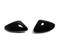 For Skoda Octavia Mk3 A7 5E Replacement 2014 2015 2016 2017 2018 2019 For VW 2017-2019 Side Wing Mirror Caps Cover(Gloss black)