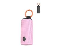 For Skullcandy Dime Evo Wireless Earbuds,daunke Soft Silicone Protective Cover,Washable,Full Protection,Full Protection,Pink