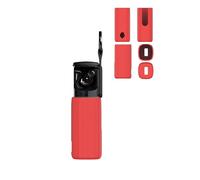 For Skullcandy Method 360 ANC Wireless Earbuds,daunke Soft Silicone Protective Cover,Washable,Full Protection,Full Protection,Red