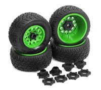 For Slash For Arrma For Senton 1/10 4pcs Short Course Truck Tires Tyre Wheel With 12mm 14MM 17MM Hex Rc Car RC Repairs Models Spare