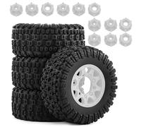 For Slash For ARRMA For SENTON For HSP For HPI 1/10 4Pcs 109mm Wheel Tire With 12mm 14mm 17mm Hex RC Car Short Course Crawlers Truck RC Wheel Rim Tyre