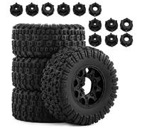 For Slash For ARRMA For SENTON For HSP For HPI 1/10 4Pcs 109mm Wheel Tire With 12mm 14mm 17mm Hex RC Car Short Course Crawlers Truck Rims