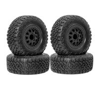 For Slash For ARRMA For Senton SCTX10 For HPI For HuanQi 727 For Vkar 10sc 1/10 4Pcs 113mm Front Rear Wheels Tire Short Course Truck RC Tire Set
