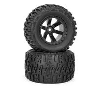 For Slash For Arrma Hq727 16101 1/10 1/16 Rc Car 4Pcs Monster Truck Heavy Duty Tires 120Mm Wheel Tyre With 12Mm Hex Upgrade Parts RC Replacements Spare