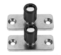 For sliding door bottom floor guide set with 2 Pcs stainless steel door stoppers for barn doors, engineered for door balance and anti swing functionality