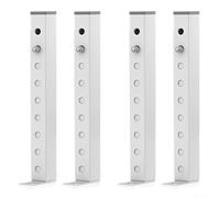 For Sliding Window Safety Railing with Adjustable Length to Fit Multiple Window Sizes, Metal Construction Focused on Child and Pet Protection (4pcs 9.84in)