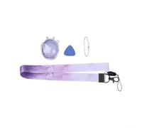 for slim Fit PC Cover for Tamagotchi for gen3 Button for access(Purple) | for crystal clear PC material, shows original design, includes lanyard, lightweight carry, scratch resistant