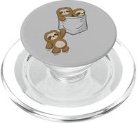 For Sloth Lovers Cute Kawaii Baby Sloths In Pocket PopSockets PopGrip for MagSafe