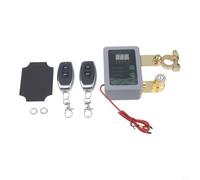 for smart 12V for battery Isolator Switch with Remote Control & Voltage Monitor - Anti Leakage Power Off Device for Cars Boats Yachts - Quick Disconnect Kit