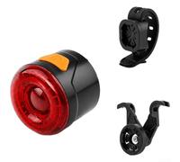 for Smart Brake Induction Taillight USB-C Charge Black for Smart | Brake sensor auto-brightens, 6 lighting modes, USB-C fast charge, fits seat post or saddle rail, 22g lightweight