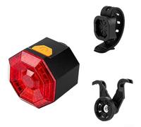 for Smart Brake Induction Taillight USB-C Charge Black for Smart | Brake sensor auto-brightens, 6 lighting modes, USB-C fast charge, fits seat post or saddle rail, 22g lightweight