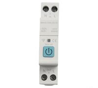 For Smart Circuit Breaker 1P Din Rail Switch For For Tuya Compatible with For For For Smart Life App Remote Control Timing Function (32A)
