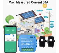 For Smart Dual Channel Power Measurement Device with Integrated WiFi Connectivity Features (Blue 1CT)