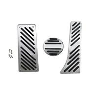 For Smart For Forfour For Fortwo W451 2007-2014 Car Foot Pedals Gas Accelerator Brake Stainless Steel Non-slip Pedal Cover Pads Car Foot Pedals Pedal Foot Treadle Pad(3 Pcs)