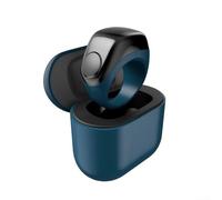 For Smart For Ring Counter with 3 Replaceable Holders | IP67 Waterproof Digital Rosary & Fitness | Adjustable 18-22mm Bands for Prayer Steps | Gray(Blue)