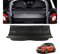 for Smart Fortwo 2015-2019 2020 Car Retractable Cargo Cover Luggage Auto Boot Load Parcel Shelf Shield Panel Trunk Rear Tail Box Partition Replacement Privacy Decoration Accessories