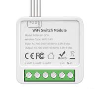 For Smart Home Switch Module 10A WIFI Control with For Tuya for 2 Way Automation and Voice Capability (Three-way breakers)