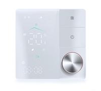 for Smart Immersion Heater Timer Switch, WiFi Smart Life App Control Programmable Thermostat with Knob and Voice Remote Control(White)