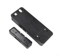 for Smart Invisible Door Lock for ttlock Compatible for Wood Doors Keyless Entry with App Control IC Cards Anti-Theft Security System Black(Black)