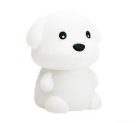 for Smart LED Night Light with AI Voice Recognition & WiFi, Multi-Language Conversation Robot for Kids Bedroom, Hands-Free Voice-to-Text, Dog Rabbit Bear Shapes(Dog)