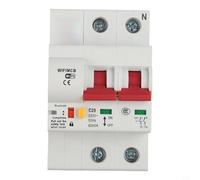 For Smart Life 2P Circuit Breaker 16A-100A WiFi For Smart Switch for Tuya App Remote Control, Overload Short Circuit Protection for Home Factory Dormitory,(25A)