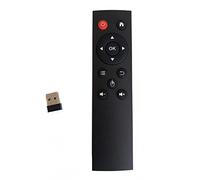 For Smart Remote Controller IR Learning 2.4G RF Air Voice No Gyroscope For Android-TV Box PC Intelligent Projector Air Rechargeable Remote Control With Keyboard Usb Pointer