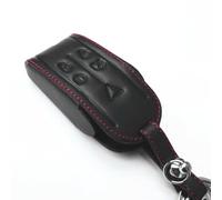 For Smart Remote Key Case Leather Cover for For JAGUAR XF XK XKR 5 Buttons Protector Compatible with For JAGUAR XK8 S Type Super V8 X Type XF XFR XJ XJR XK XKR Vanden Plas Keychain