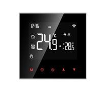 For Smart Thermostat Voice Remote Controller For For Underfloor Heating, WiFi Connection with Touch Screen Display and Accurate Temperature Control (Electric Heater 16A Wifi)