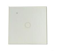 For Smart Touch Light Switch 1 Gang WiFi Wall Switch for Alexa Google Home| App Remote Control Timer Function| Tempered Glass Panel| Neutral Live Wire| 10A 250V|(Gold)