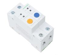 For Smart WiFi Circuit Breaker 2P 63A DIN Rail | Remote Control via For eWeLink App | Voice Compatible | Overload Short Circuit Protection for Home Industrial(50A)
