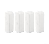 For Smart WiFi Temperature Humidity Sensor for Tuya, Real-Time Alerts Hygrometer Thermometer, Works with For Alexa, Battery Powered Indoor Monitor, White, 2 Pack(4pcs wifi)
