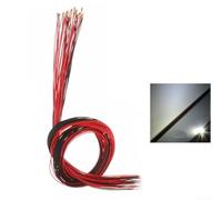 for smd 0805 LED Lights Pre Soldered for 3v 15Pcs Pack for | Pre-soldered thin wires, 30cm length, easy polarity connection, for 3v operation, ideal for models