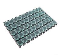for smd Resistor Capacitor Storage Box Set of 50 for smd Resistor(Black)