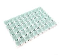 for smd Resistor Capacitor Storage Box Set of 50 for smd Resistor(White)