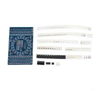 for SMD Soldering Practice Kit PCB Board with Rotating LED Water Lamp - DIY Electronics Training Set for Skill Improvement 90x60mm