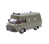 For SMH3 NVA 1985 IST170T Ambulance Diecast Models Car Auto Toys Gift Green 1:43 Vehicles Kit