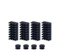 For Snapmaker U1 Silicone Nozzle Brush With Parking Pad Protective Equipment Silicone Nozzle Brush 4 pcs For 3D Printer Parts