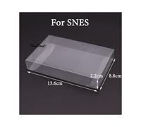 (For SNES) Transparent Clear Cartridge Protective Case Cover For GB GBA GBC SNES N64 NES NGPC Switch Protector Box For PS5 For PS4