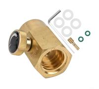 For Soda Machine Adapter Connector Replacement CGA320 to TR21 4 with 6 O Rings and Installation Tool for Secure Fit on Gas Cylinders