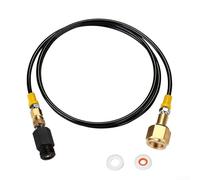 For Soda Stream Connector W21.8-14 Hose Replacement for Sparkling Water Machine, Cylinder Adapter Tube with Filter Screen, Thread Gas Inflation Pipe for Soda