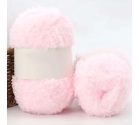 for Soft Velvet Yarn 30m Easy Care Machine Washable for Soft(light pink) | No pilling formula, machine washable, velvet texture, skin-friendly, for durable after use