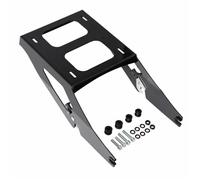 For Softail For Sport For Glide For FLSB 2018 2019 2020 2021 2022 2023 Motorcycle Two Up Mount Rack Luggage Cargo Holder Storage Rack(Black)