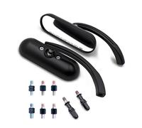 For Softail For Sportster For Bobber For 8Mm/10Mm Motorcycle Rectangle Handlebar Rearview Mirrors