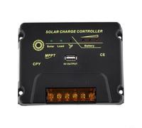 for Solar Panel Controller MPPT 10A 20A 30A 12V 24V Intelligent for charger for Lithium Gel for agm for battery(20A)