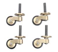 for Solid Brass Castor Wheels Set Heavy Duty Silent for Solid